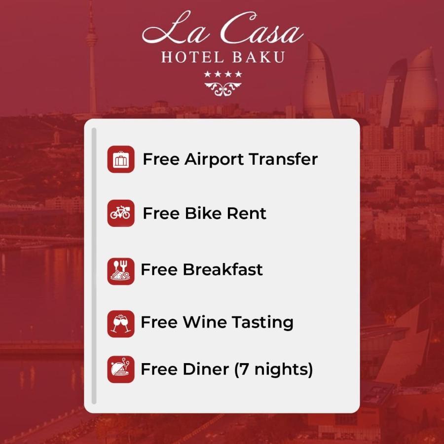 ホテル La Casa バクー エクステリア 写真